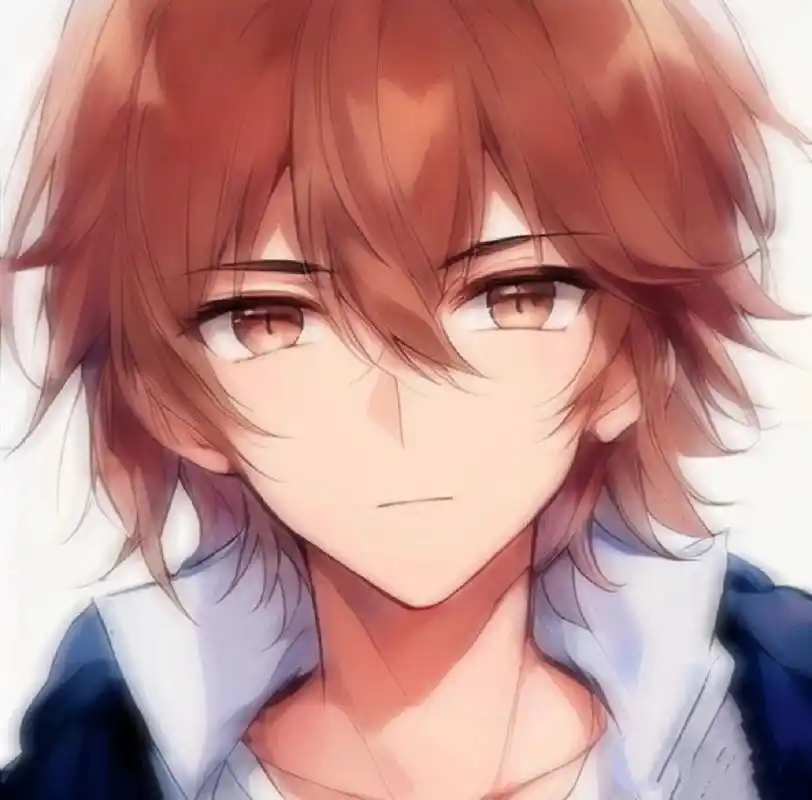 动漫头像男,模糊感