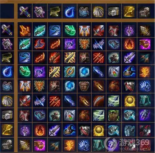 云顶之弈英雄装备合成图