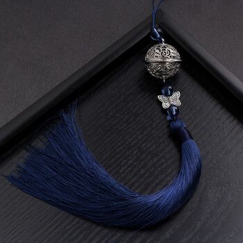 古风宫铃清心铃流苏禁步明制古装汉服铃铛扇坠压襟腰配挂件吊坠藏蓝