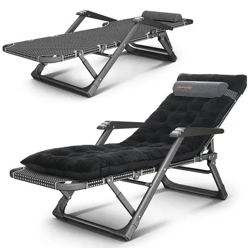 午睡折叠躺椅午休睡椅便携夏季睡床阳台家用折叠椅