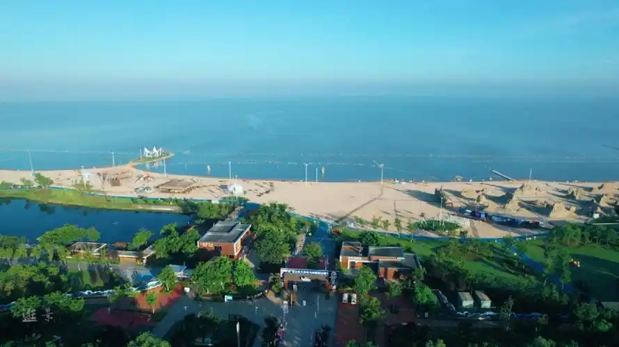 宿迁市骆马湖沙滩公园美丽景色