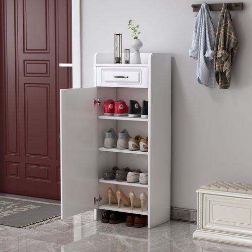 小户型迷你小鞋柜进门口50长立式单门窄款35小型高40cm宽45窄鞋柜