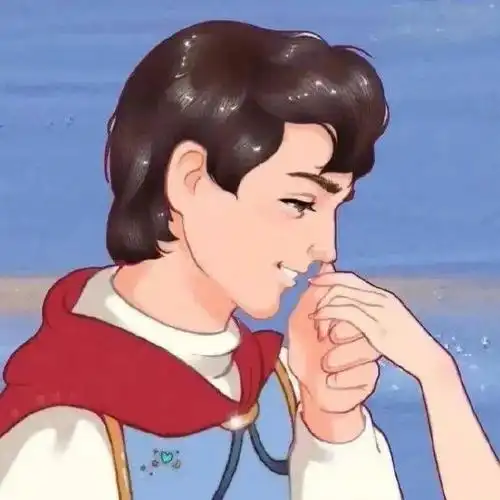 微信头像丨高冷情侣头像一男一女情侣头像卡通呆萌一对