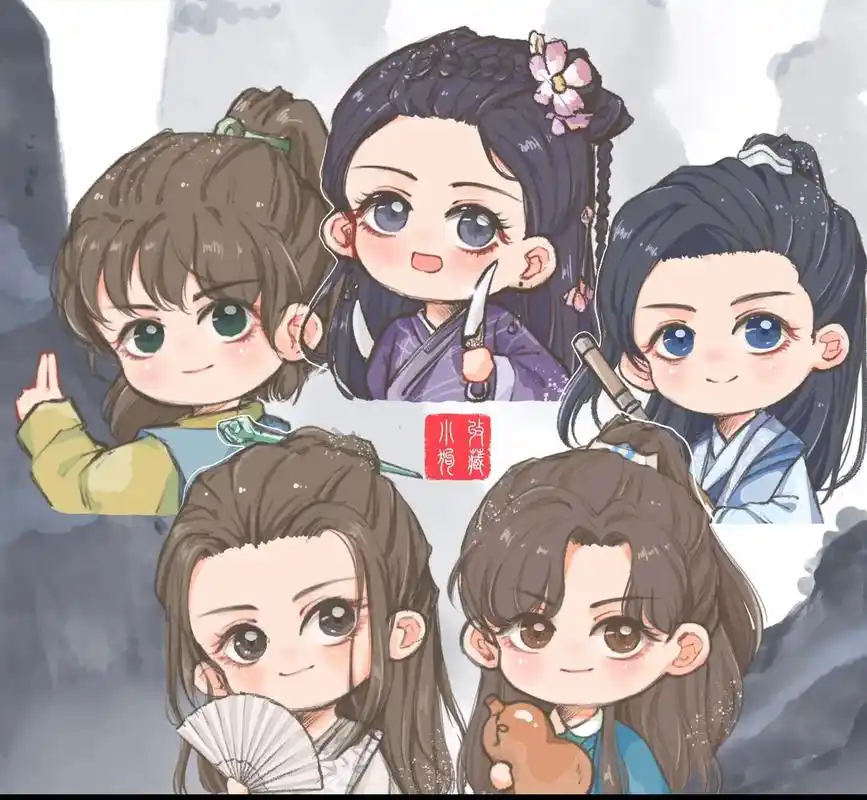 神仙图 #温客行周子舒 一家五口的头像99 - 抖音