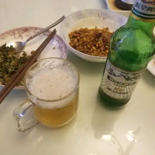 第一回在家里喝啤酒