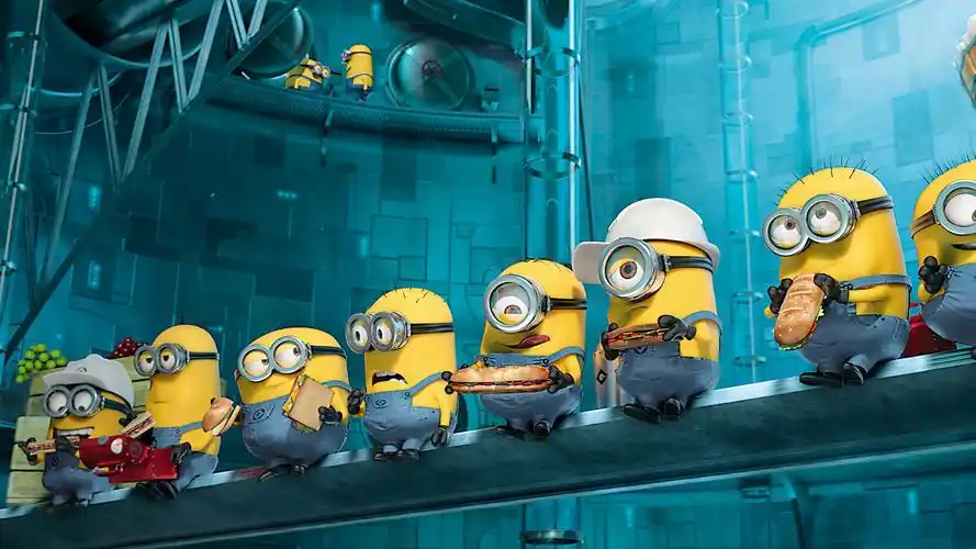 卑鄙的小黄人高清桌面壁纸