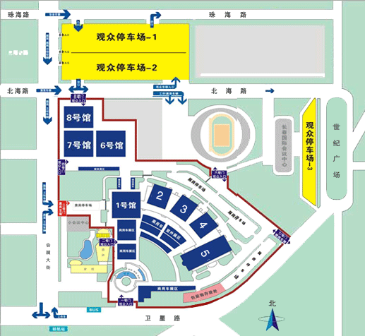 展馆分布图-长春维达展览服务有限公司