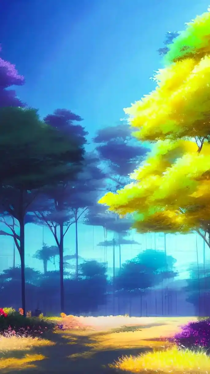 卡通风景.治愈卡通风景画#手机壁纸 #治愈系风景 #卡通壁纸 - 抖音