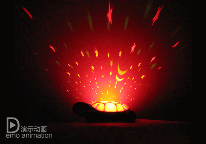 厂家直销 音乐乌龟投影仪【不带线】星空投影灯 4音4色 多色可选