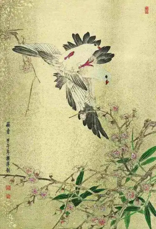 形色水墨各有千秋樊萍工笔花鸟画