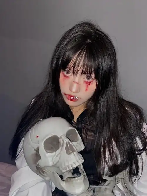 病娇装战伤妆万圣节妆容来啦太过瘾了