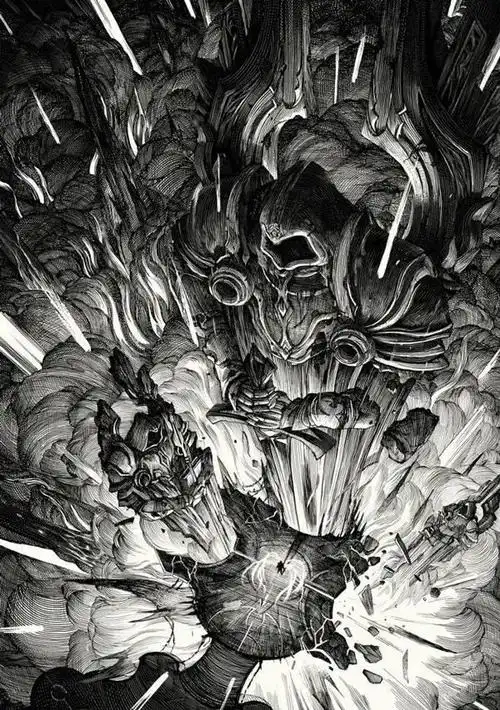 美国钢笔画大师富兰克林·布斯绘画作品︱艺术名画