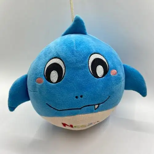 厂家生产 鲨鱼宝宝毛绒公仔 短毛绒沙发摆饰 毛绒公仔