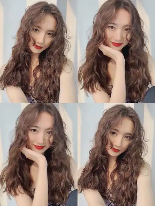 最的发型烫发不仅好看显脸小烫发细节