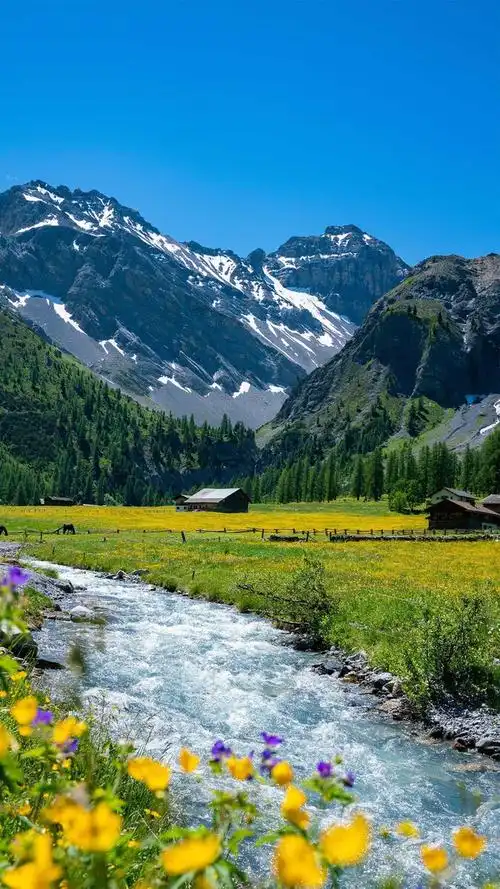 风景名胜区秀丽山河