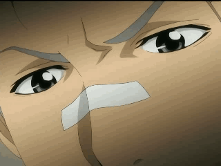 帅哥白头发握拳大喊gif动图_动态图_表情包下载_soogif