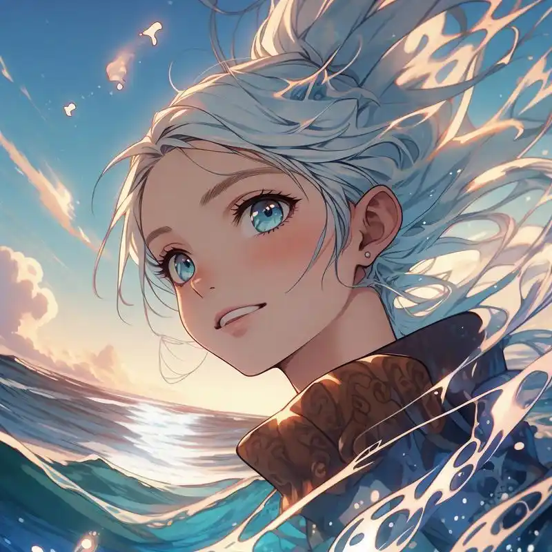 82大海水命微信头像98命运与海的交织