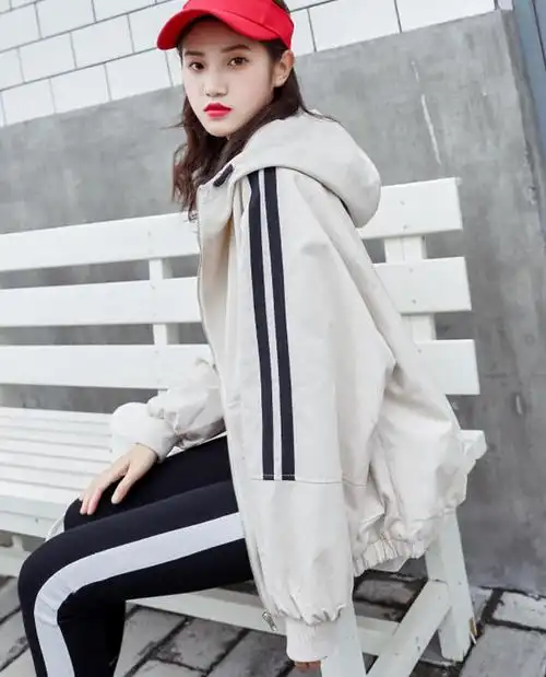 校服风外套 运动裤