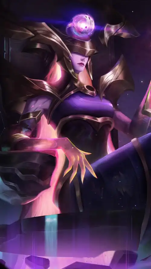 lol英雄联盟 冰霜女巫 丽桑卓 lissandra 暗星女王 手机壁纸