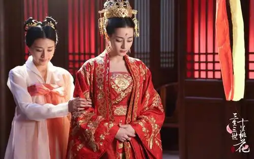 古装剧大婚造型杨幂仙气热巴美艳赵丽颖最特别