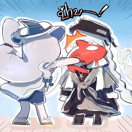 25212824-明日方舟幽灵鲨明日方舟斯卡蒂-触站