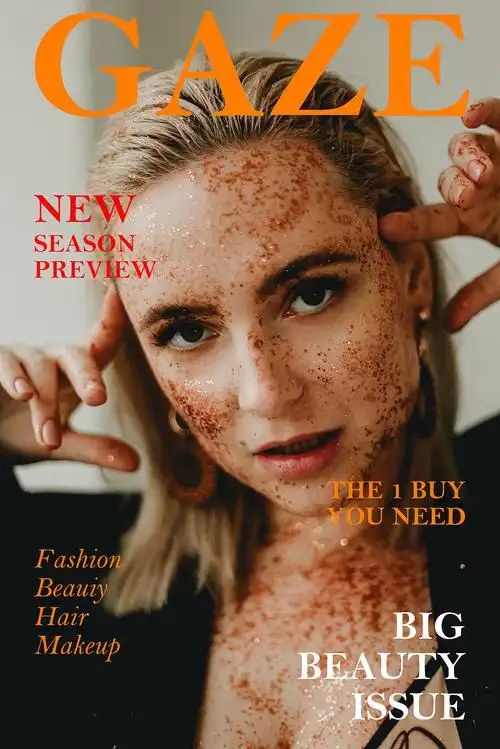 时尚美妆海报 杂志封面