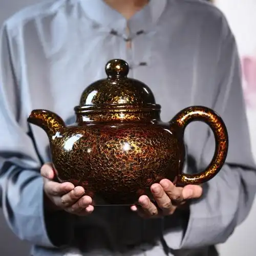 宜兴兴大紫砂壶手工泡茶茶壶镇店镇摆件重器特大茶壶