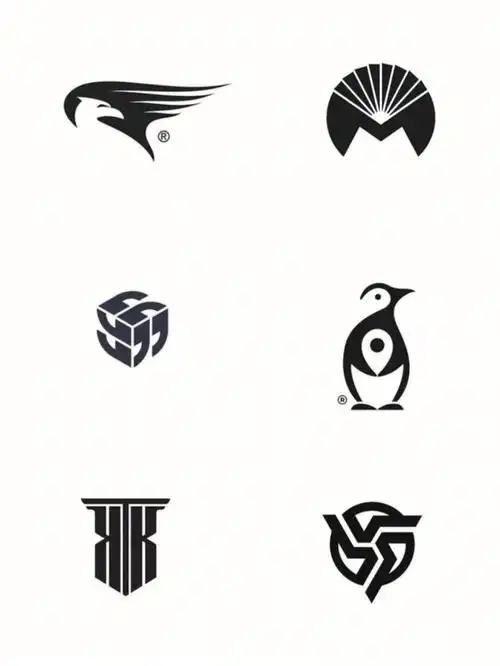 动物标志丨正方形标志丨创意图形丨简约日式