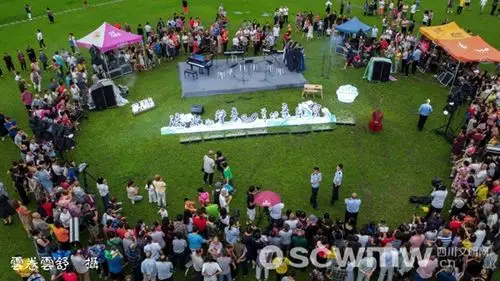 都江堰市举办新时代文明实践"流水的声音"草坪音乐会