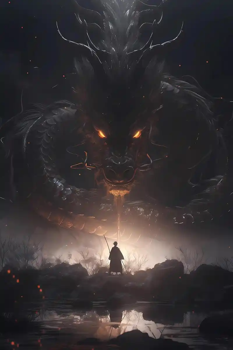 地狱魔龙.#手机壁纸 #龙图 #龙族 - 抖音