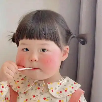 可爱萌娃头 当然要拍照记录啦 又_微信头像_我要个性网