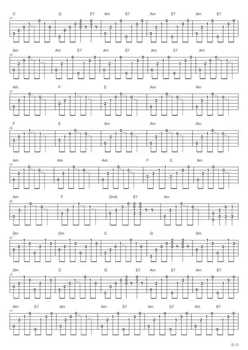 动力火车酒醉的探戈2001吉他谱