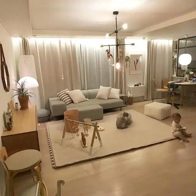 韩国96平住一家三口,家居布置得简单唯美,生活过得别提多精致了