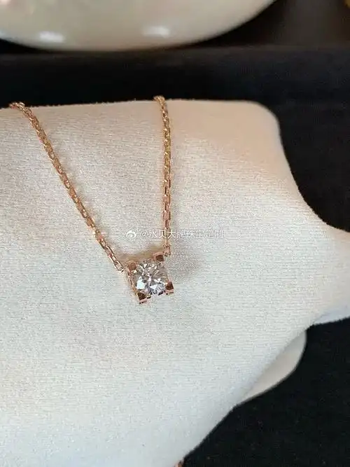 卡地亚项链##卡地亚钻石项链##卡地亚牛头钻石项链