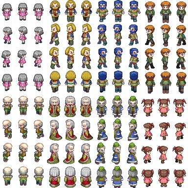 rpgvx版rpgxp行走图