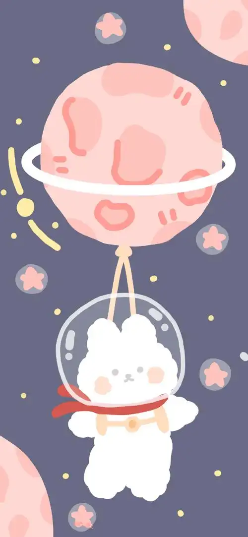 可爱小熊 熊熊和兔子  iphone11壁纸 手机壁纸 锁屏壁纸 全屏壁纸