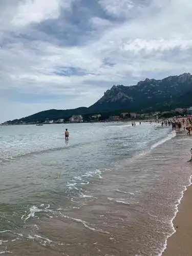 仰口海水浴场-"仰口的海水浴场重新规划出来了,在仰口停车.
