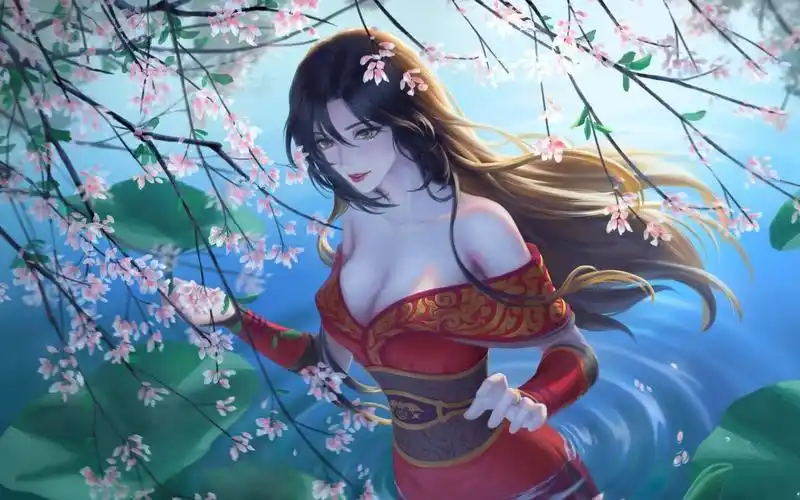 【3d古风】【红衣女子群像】"江南好,最好是红衣"_哔哩哔哩_bilibili