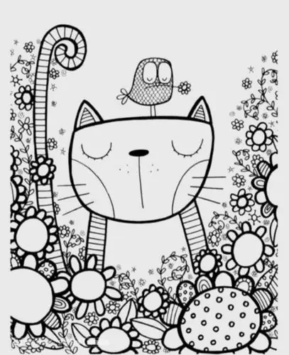 【树童(南亚郦都)幼儿园】大e班《可爱的小猫》美术课花絮