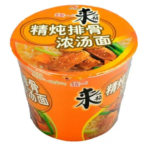 统一来一桶精炖排骨浓汤面杯装714277