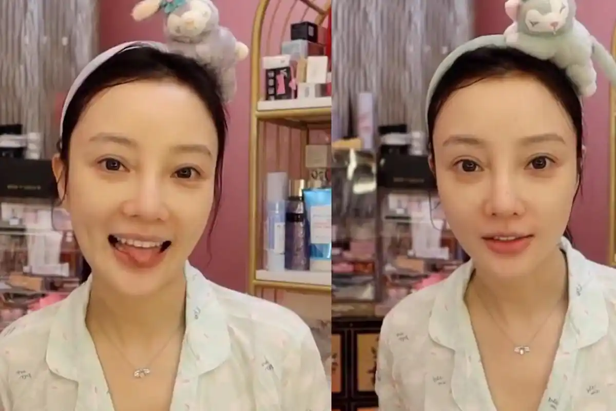 李小璐自赞素颜状态,戴可爱发箍臭美少女感满溢,眼袋黑眼圈抢镜