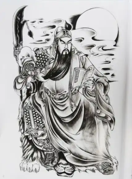 纹身手稿图片 图案素材资料 关公 关羽图集【忠义千秋】电子版
