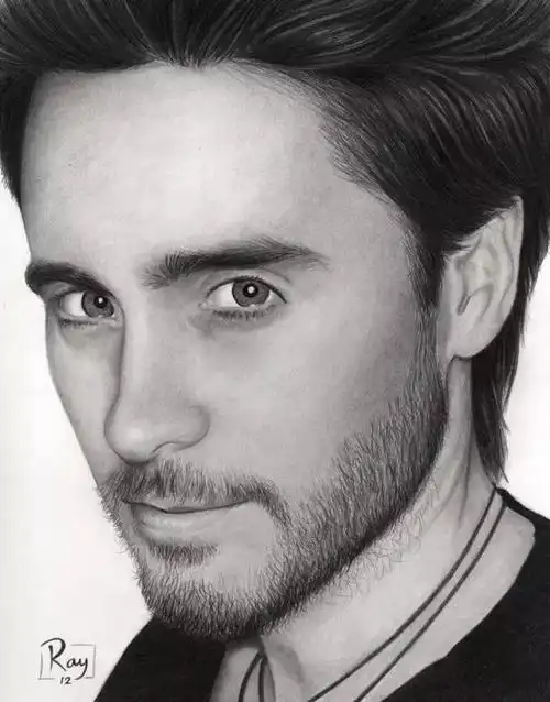 精致人物肖像素描画欣赏