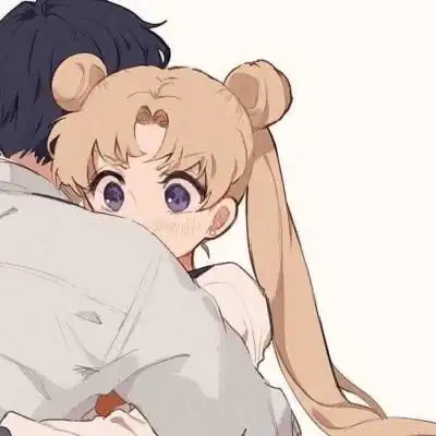 可爱到爆的情侣头像动漫