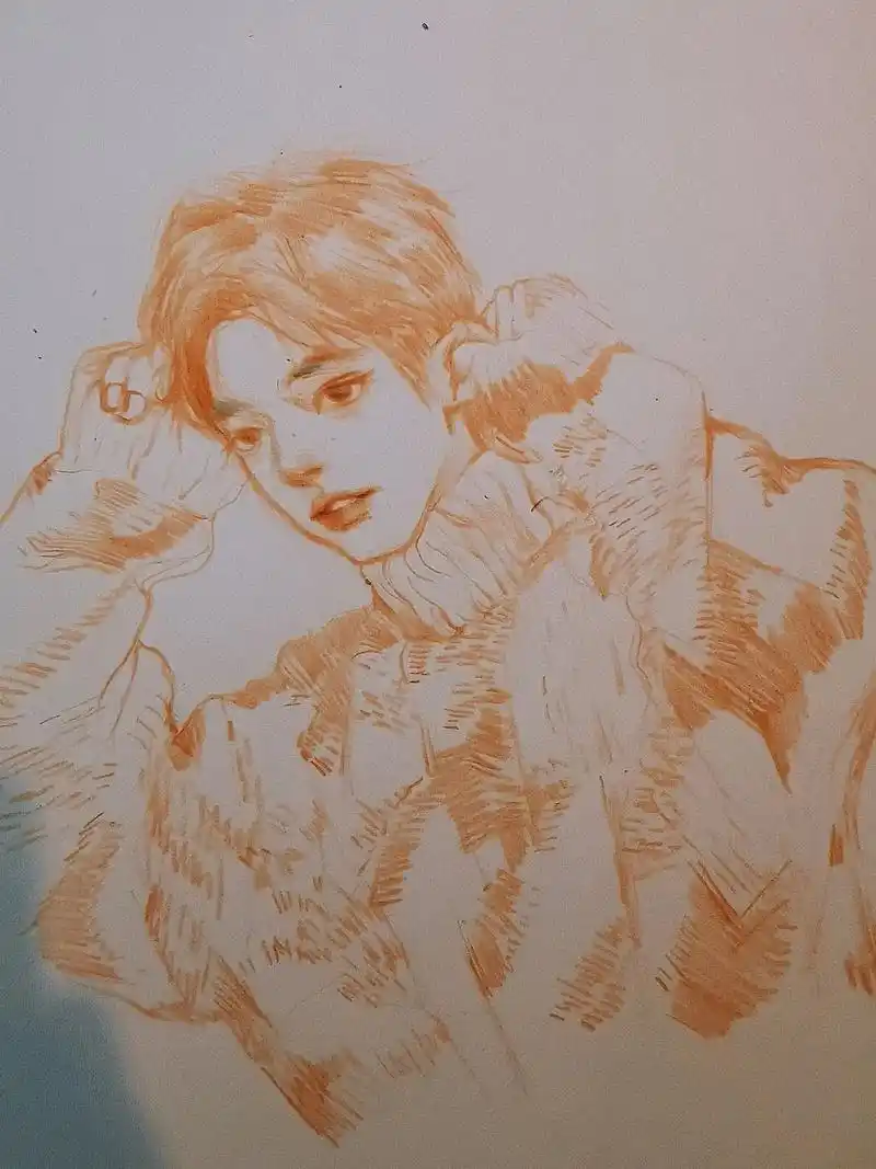 兔子揪兔耳02.#肖战 #画画 #手绘 好困(29ó﹏ò29)死 - 抖音