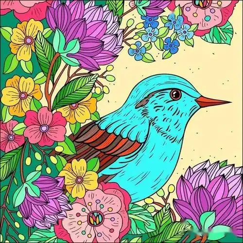 15张漂亮的色彩装饰画这样的配色太美啦