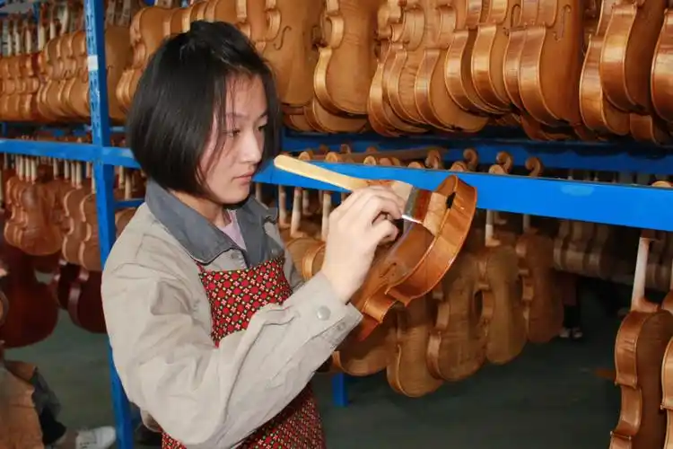 【小提琴制作过程】河南昊韵乐器有限公司.