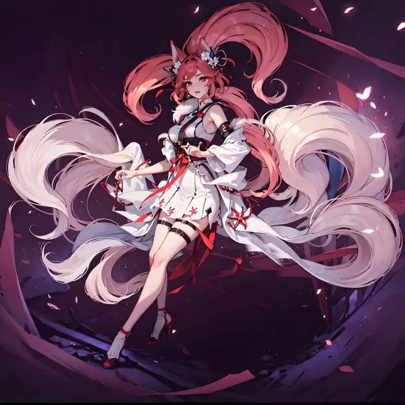 妲己新皮肤02九尾狐头像壁纸分享 九尾狐好美 似乎确定抽奖