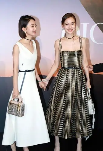 赵丽颖杨颖同框出席活动图片