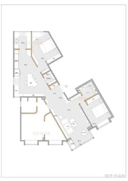 居住改造家第四十三季:112平异形不规则户型如何化零为整,逆袭改造